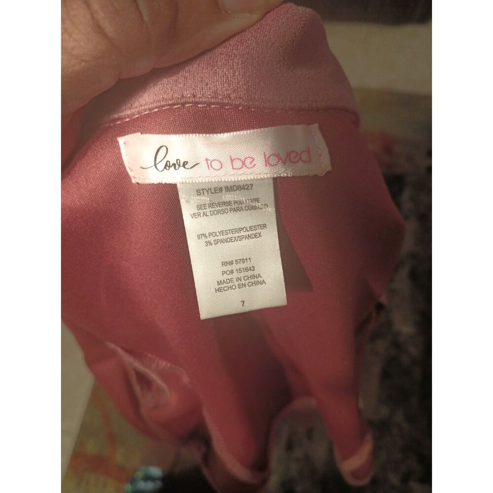Girls coral Jacket size 7 - Picture 4 of 5